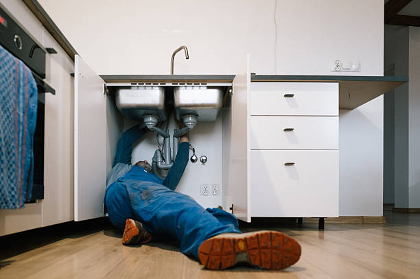 Professional Drain Cleaning technician working in Poynette, WI